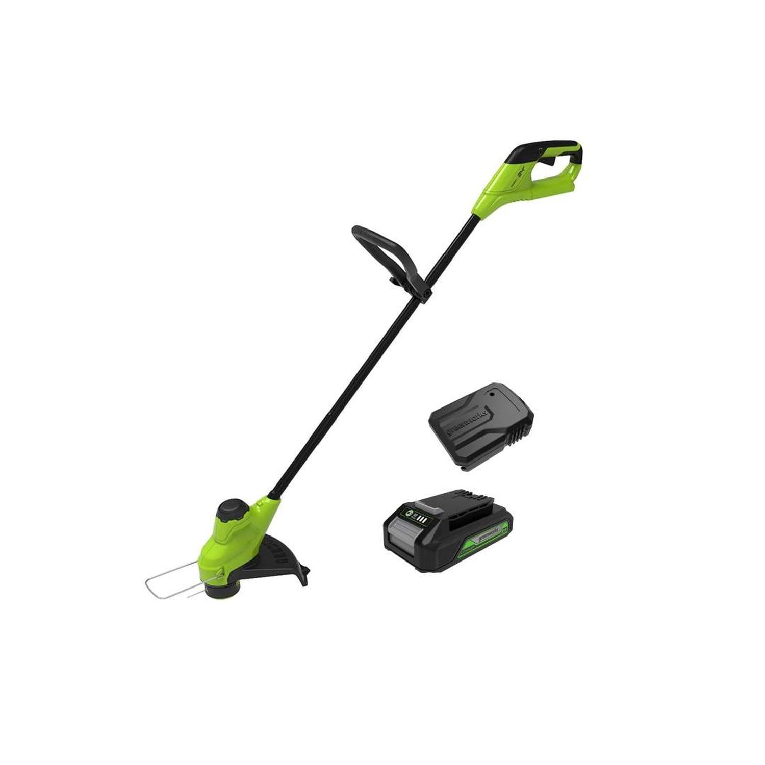 Orilladora Inal. Greenworks Stg308 24v + Carg Y Bat.2.0 Ah - 2131702