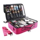 thumbnail image 3 of Maleta Bolso Maquillaje Portatil Cosmeticos Viaje Grande Fucsia, 3 of 3