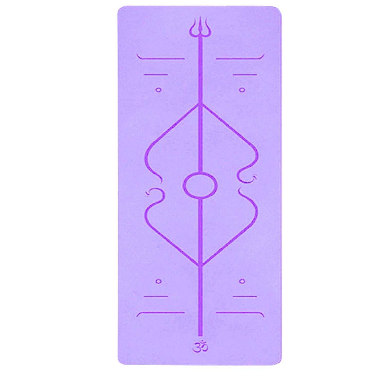 Mat De Yoga 6 Mm Ecologico Biodegradable Yep Sport Violeta