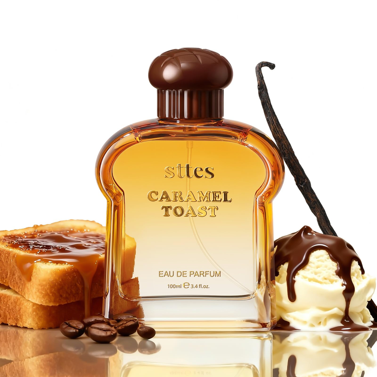 Sttes - Perfume States Caramel Toast Eau De Parfum, 100 Ml, Para Mujer