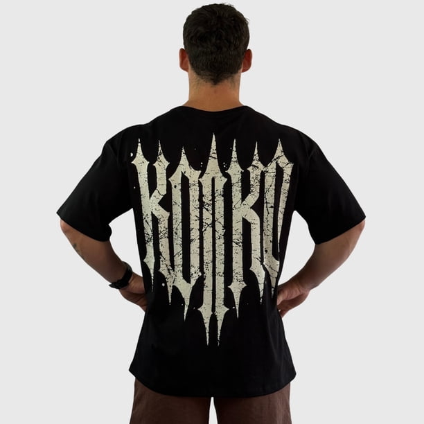 Polera Overize Premium Cotton Back Assault Hombre Konko