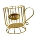 thumbnail image 4 of Soporte Para Cápsulas De Café Organizador Compacto Para Almacenar Cápsulas De Café Para Cafeterías, Cocinas Y Bares, Dorado, Pequeño, 4 of 5