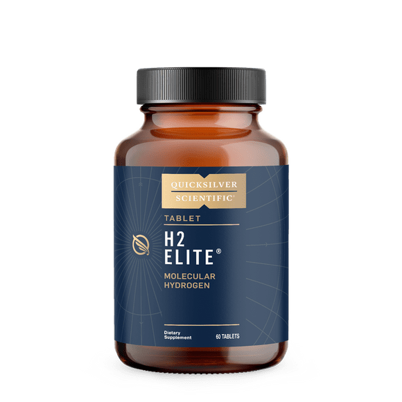 Quicksilver Scientific H2 Elite — Hidrógeno Molecular · 60 tabletas