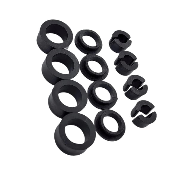 Kit de bujes de soporte de asiento delantero, reparación de asiento suelto tambaleante para TJ Lj Unlimited Direct reemplaza accesorios vehículo negro
