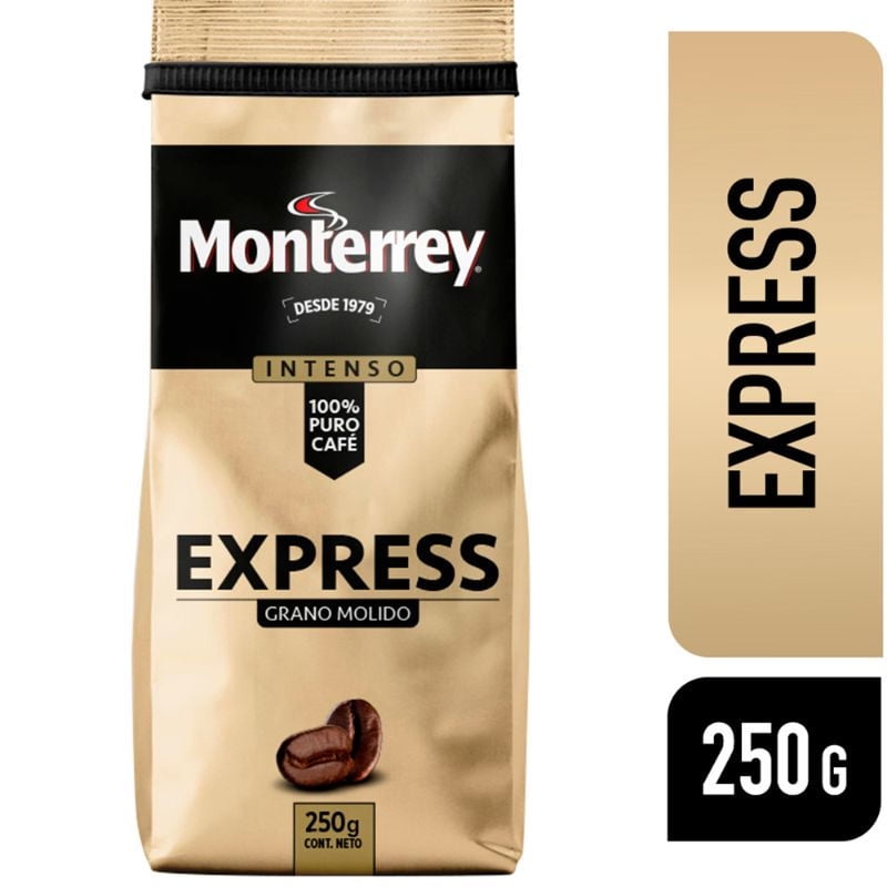 Café Grano Molido Express Paquete 250 gr Monterrey