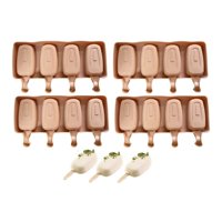 Genérico - Pack X4 Moldes De Helado Molde Para Helado Molde Helados