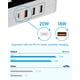 thumbnail image 3 of Inversor de corriente para coche YSOLX 200 W DC 12 V a 110 V AC con USB-C, 3 of 7