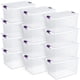 thumbnail image 1 of Caja de Almacenamiento Sterilite ClearView con Pestillo 62 Litros 60x42x34 cm, 1 of 9
