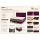 thumbnail image 4 of Cama Europea 2 Plazas Tapizada en Felpa Purpura Borgoña con Colchón Pillow Top Bonnell, 4 of 9