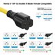 thumbnail image 5 of Cable de extensión ADCAUDX 1,8 m 15 A con enchufe de 90°, 5 of 7