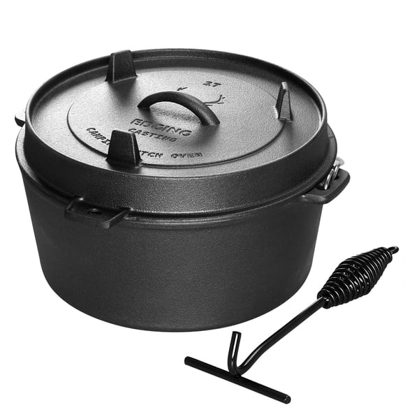 Cazuela de hierro fundido pre‑sazonada EDGING CASTING de 6 L