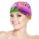 thumbnail image 5 of Barney y sus amigos Gorro de Natación de Licra, Gorro de Baño de Tela Cómoda, Gorro Elástico Antideslizante para Hombres, Mujeres y Niños, 5 of 6
