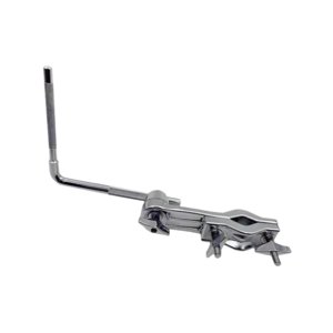 Magideal - Abrazadera De Campana De Tambor De Percusión, Soporte De Varilla En L, Piezas De Hardware De Metal Ajustables De Alta Resistencia, Juego De Batería, S