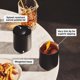 thumbnail image 3 of Vaso bajo Fellow Rocky 296 ml negro mate juego de 2, 3 of 6