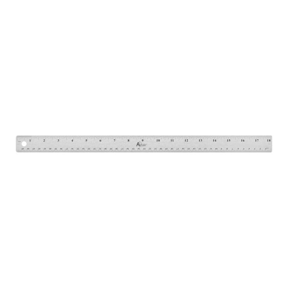 Regla Acurit 46 cm Acero Inoxidable con Base de Corcho
