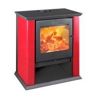 Calefactor A Leña Amesti Classic 500 Roja