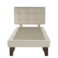 Gaex - Base De Cama 1.5 Plz Box Respaldo Berna