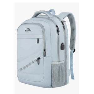 Riqui - Mochila Gris 30L Antirrobo / Impermeable / Usb