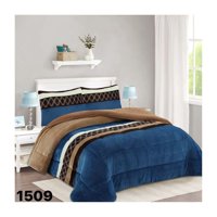 Genérico - Cobertor Chiporro 2 Plazas - Azul Café 1509