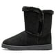 thumbnail image 2 of Bota Mujer Negro Felpu Chancleta, 2 of 4