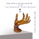 thumbnail image 2 of Maniquí de mano de madera yangjietf con acabado antiguo en madera de haya, 2 of 6
