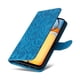 thumbnail image 5 of Funda tipo cartera FOXDOCK para Xiaomi Redmi 13C 4G , diseño girasol en relieve, cuero PU, cierre magnético, soporte y tarjetero, 5 of 5