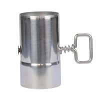 Magideal - Tubo De Extensión De Chimenea Engrosada Chimenea Tiendas De Campaña Calientes Estufas Tubo De Estufa Resistente Al Calor Con Amortiguador Para Quemado