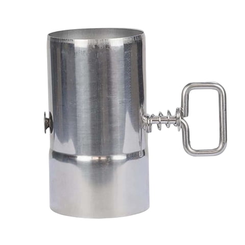 Magideal - Tubo De Extensión De Chimenea Engrosada Chimenea Tiendas De Campaña Calientes Estufas Tubo De Estufa Resistente Al Calor Con Amortiguador Para Quemado