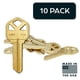 thumbnail image 2 of Llaves en blanco SUMMIT DOORWARE KW1 de latón, paquete de 10, 2 of 7