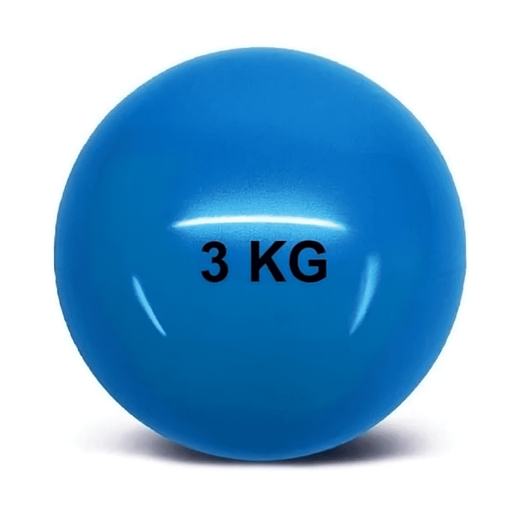 Ak Sport - Balón Medicinal Rehabilitación Silicona Sin Rebote 3 Kilos Aksport Crossfit