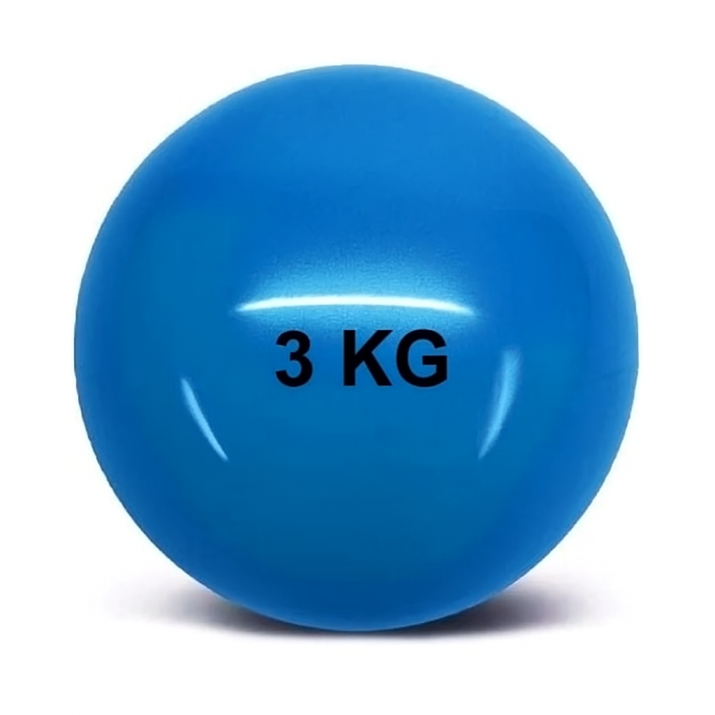 Ak Sport - Balón Medicinal Rehabilitación Silicona Sin Rebote 3 Kilos Aksport Crossfit