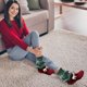 thumbnail image 2 of Calcetines navideños suaves y cálidos | Calcetines navideños divertidos y cálidos: ropa navideña acogedora para estudio, sala de estar, dormitorio, salón, comedor y sala de juegos. Yuxun, 2 of 7