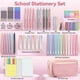 thumbnail image 2 of Material escolar DazSpirit Aesthetic, 61 unidades, con estuche para lápices, color rosa, 2 of 7