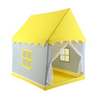 Magideal - Juegos Portátil Para Niños, Decoración De Habitación Infantil Interior, De Hadas, Campaña Para Niños Pequeños, Casa , Amarillo