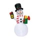 thumbnail image 1 of Muñeco De Nieve Inflable Navideño, Divertido Muñeco De Nieve Grande, Iluminado, Decoración Para Patio Al Aire Libre, Altura 1,2 M, 1 of 3
