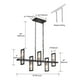 thumbnail image 2 of Lampara Colgante Candelabro Moderno 6 Luces Sala Cocina Lau, 2 of 3