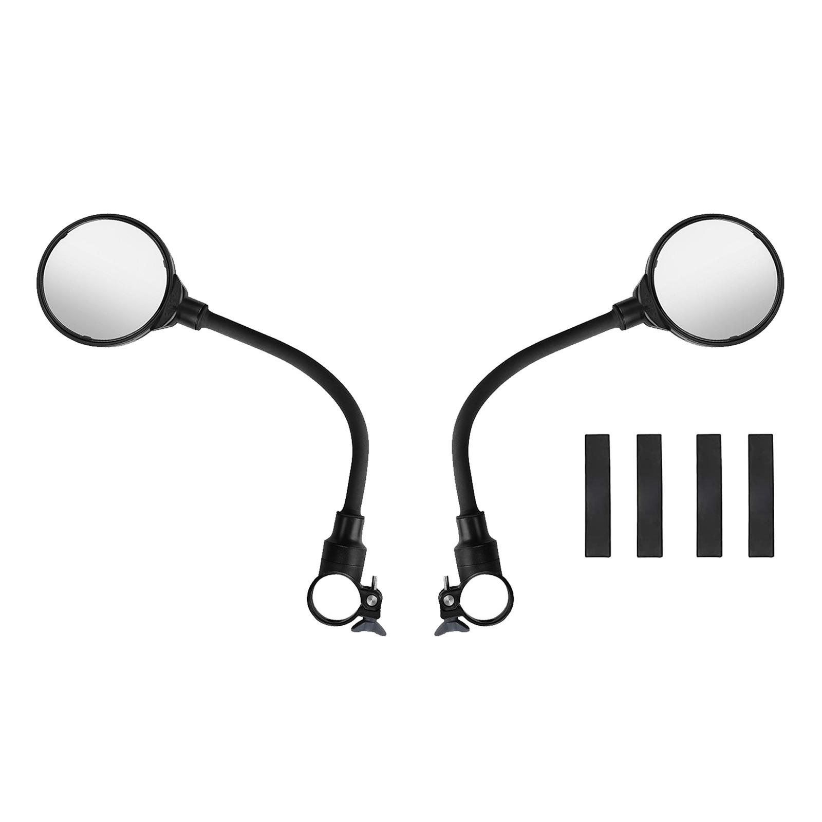 Magideal - Espejo De Bicicleta Espejo De Seguridad Soporte De Manillar Para Bicicleta De Carretera De Montaña Uso Múltiple Estable Durable Gran