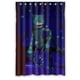 thumbnail image 1 of Cortina de ducha de Anime Tokyo Ghoul, Gato de Cheshire, juego de cortinas de baño con ganchos, tamaño 48 x 72 pulgadas, 1 of 3
