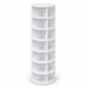 thumbnail image 2 of Zapatero Giratorio Orbit Blanco 7 Niveles 28 Compartimientos 60x60x160, 2 of 7