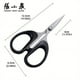thumbnail image 3 of Premium Stainless Steel Art Scissors - Perfect for Daily Household & Office Use!, 3 of 4
