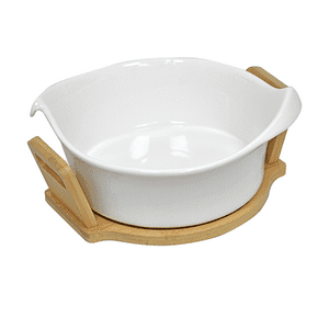 Muebles Santa Ana - Ensaladera Wood Porcelana