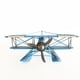 thumbnail image 3 of Avión A Escala Hidroavión Colección Decoración Vintage Azul, 3 of 7
