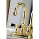 thumbnail image 3 of Grifo de baño Kingston Brass Duchess Centerset con ventana desplegable, 3 of 8