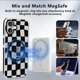 thumbnail image 4 of Funda Nimeey iPhone 16 Transparente con MagSafe y Patrón a Cuadros – 50 g, 4 of 7