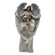 thumbnail image 4 of Figura Decorativa De Resina De La Sagrada Familia De ángel, Adorno De Escritorio Para Encimera, Escritorio Interior, L, Plata, 4 of 5