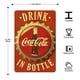 thumbnail image 4 of 1PC Retro Thick Metal Tin Sign - Custom Drink Cola In Bottles Print Iron Poster Signs Plaque Wall Decoration Bar Club Cinema Cafe Home Kitchen Livingroom Pool Art Deco 12x8 Inch, 4 of 5