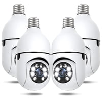 Bombillas De Seguridad Gyliziex Ptz De 4 Mp 360°, Paquete De 4 Unidades