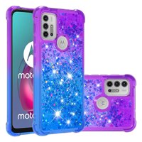 Foxdock - Funda Para Motorola Moto G30/G20/G10 Con Diseño Gradiente Y Brillo Líquido Antigolpes Tpu