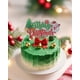 thumbnail image 3 of Adorno para tartas AMABAZR, diseño de muñeco de nieve con diseño de feliz Navidad, 3 of 4