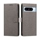 thumbnail image 2 of Funda Cartera de PU para Google Pixel 8 Pro con Tarjetas, Gris, 2 of 6